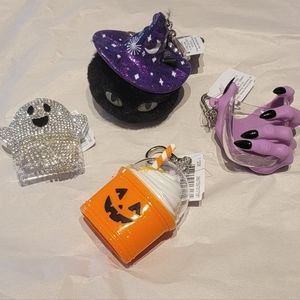 Bath & Body Halloween 2022 pocketbac holder bundle glow dark cat, Ghost bling...